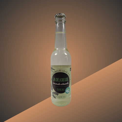 Limonade artisanale au sureau La Délicieuse, vendue chez L’Étal de l’Aveyron à Agde