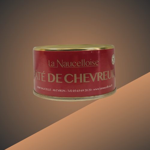 Pâté de chevreuil La Naucelloise vendu par L’Étal de l’Aveyron à Agde – Spécialité du terroir aveyronnais