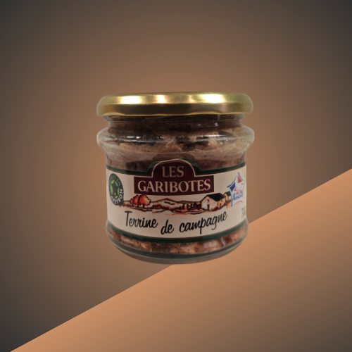 Terrine de campagne Les Garibotes vendue par L’Étal de l’Aveyron à Agde – Produit du terroir aveyronnais