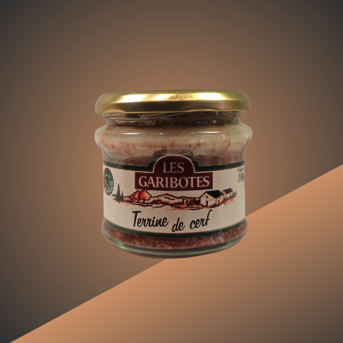 Terrine de cerf Les Garibotes vendue par L’Étal de l’Aveyron à Agde – Spécialité du terroir aveyronnais