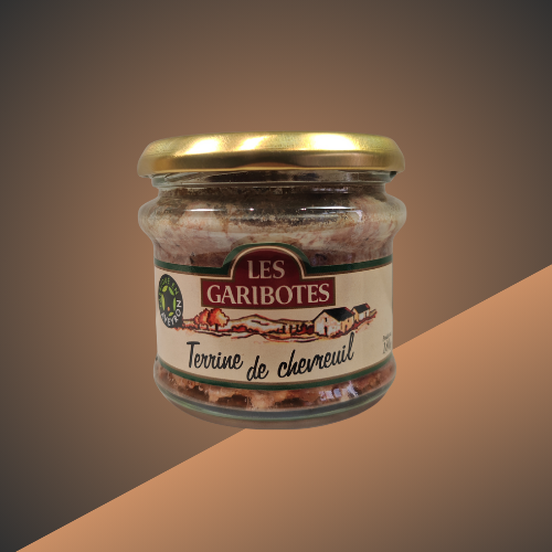 Terrine de chevreuil Les Garibotes vendue par L’Étal de l’Aveyron à Agde – Spécialité du terroir aveyronnais